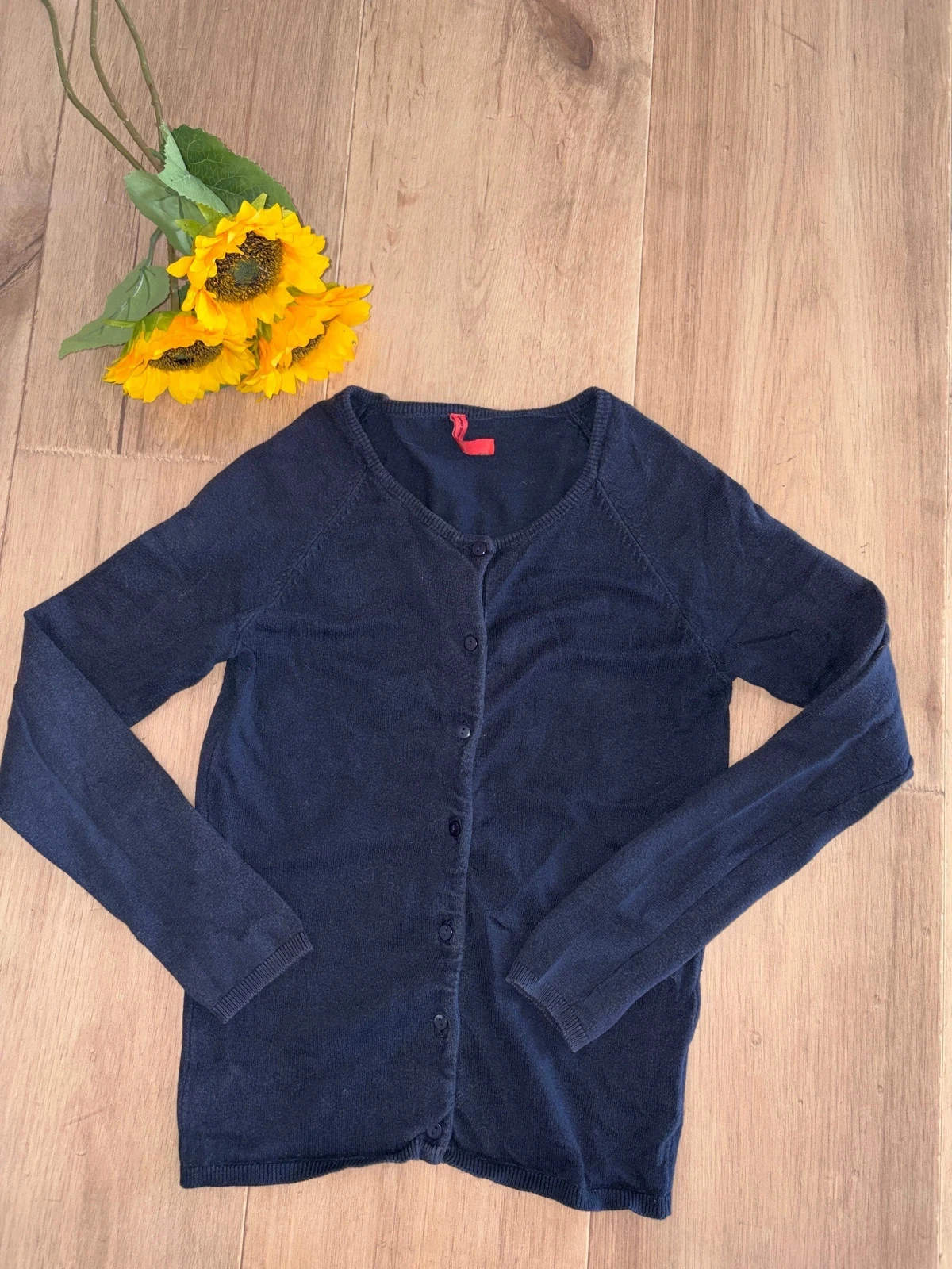 Cardigan gilet bleu marine FPC taille 10 ans